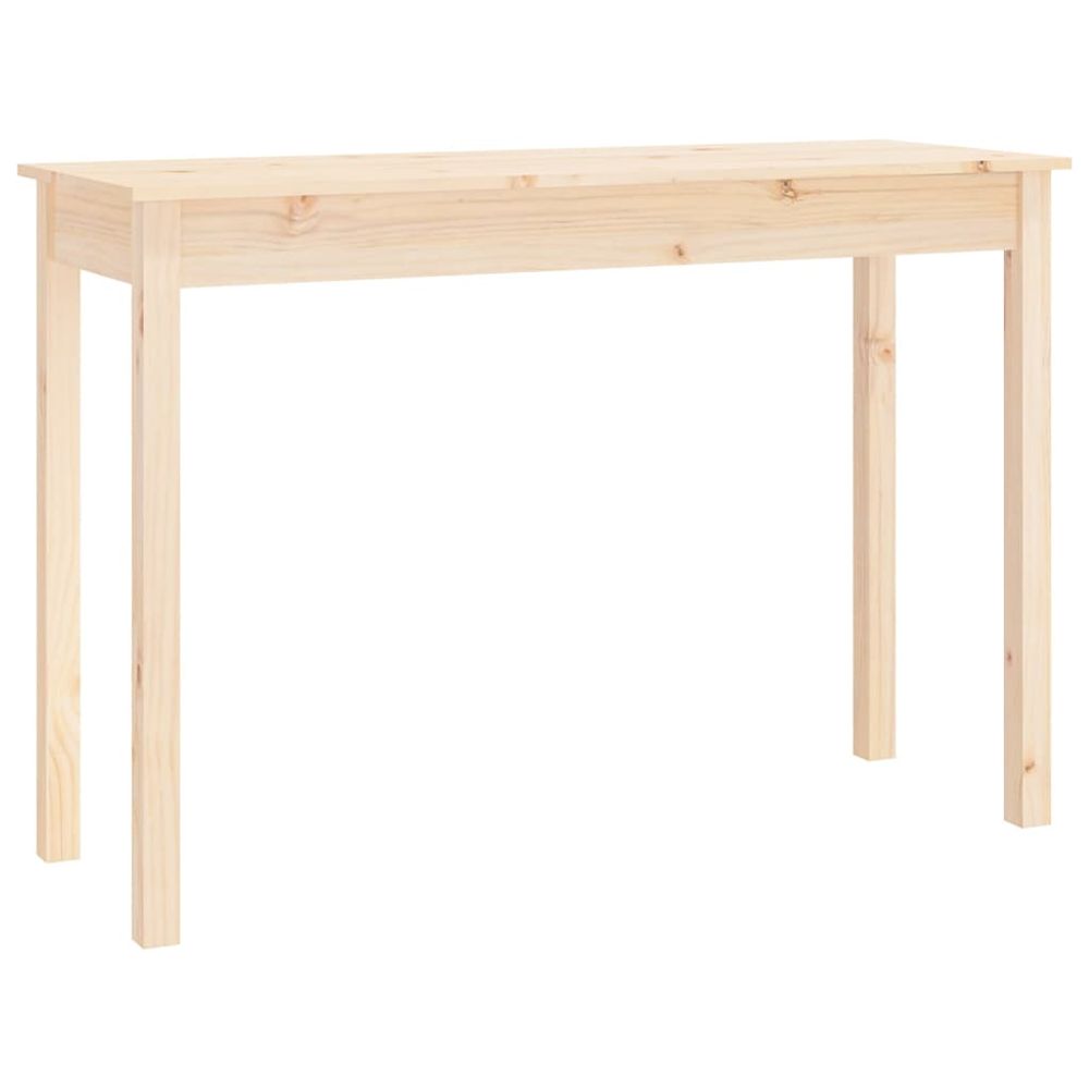 Vidaxl Konzolový stolík 110x40x75 cm masívne borovicové drevo